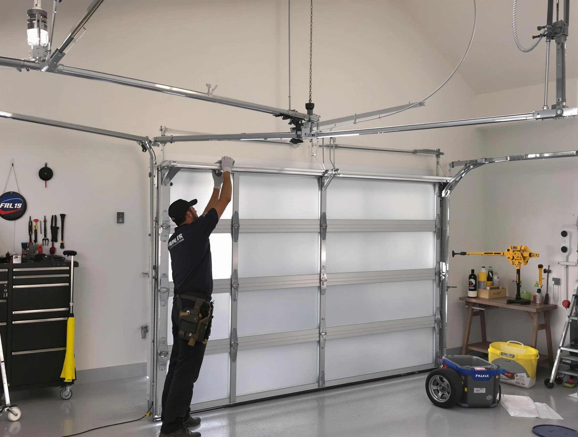 Pleasant Grove Garage Door Repair certified team performing precision garage door installation in Pleasant Grove