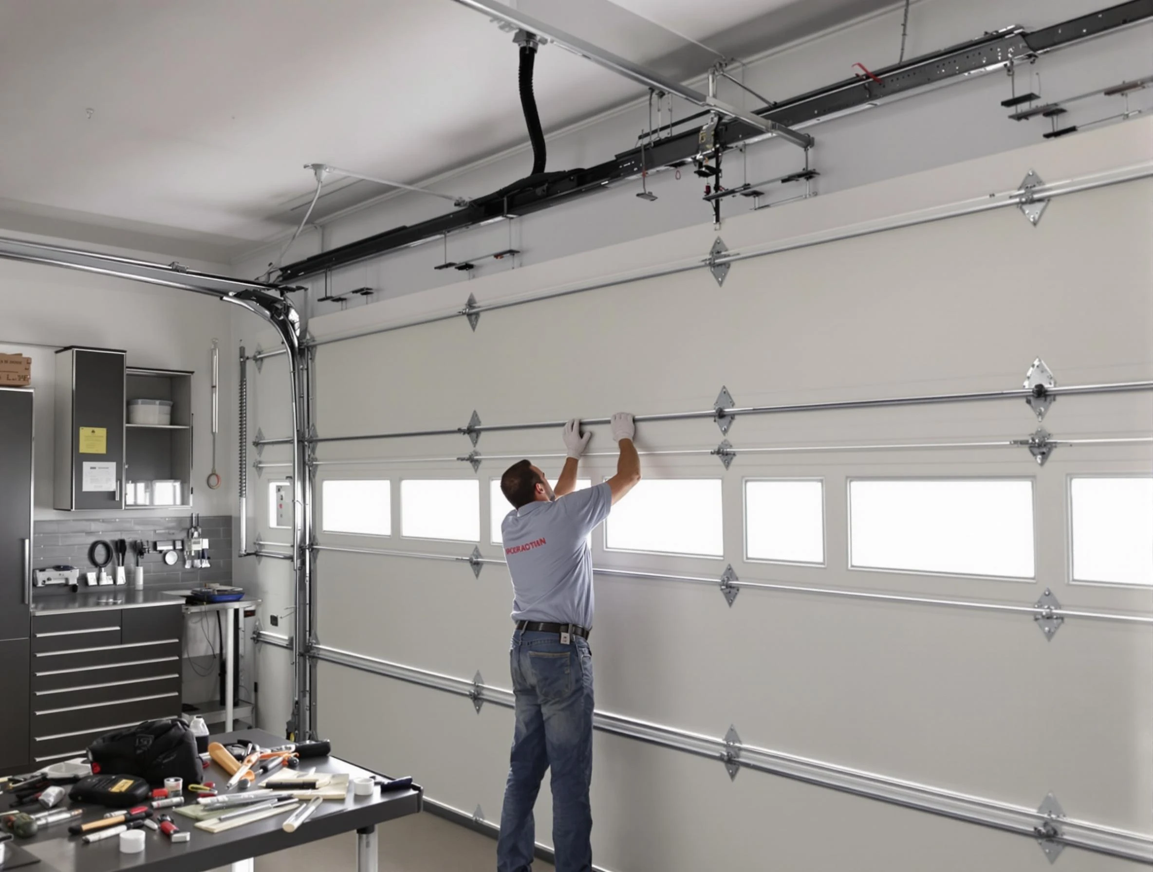 Garage Door Track Repair in Pleasant Grove