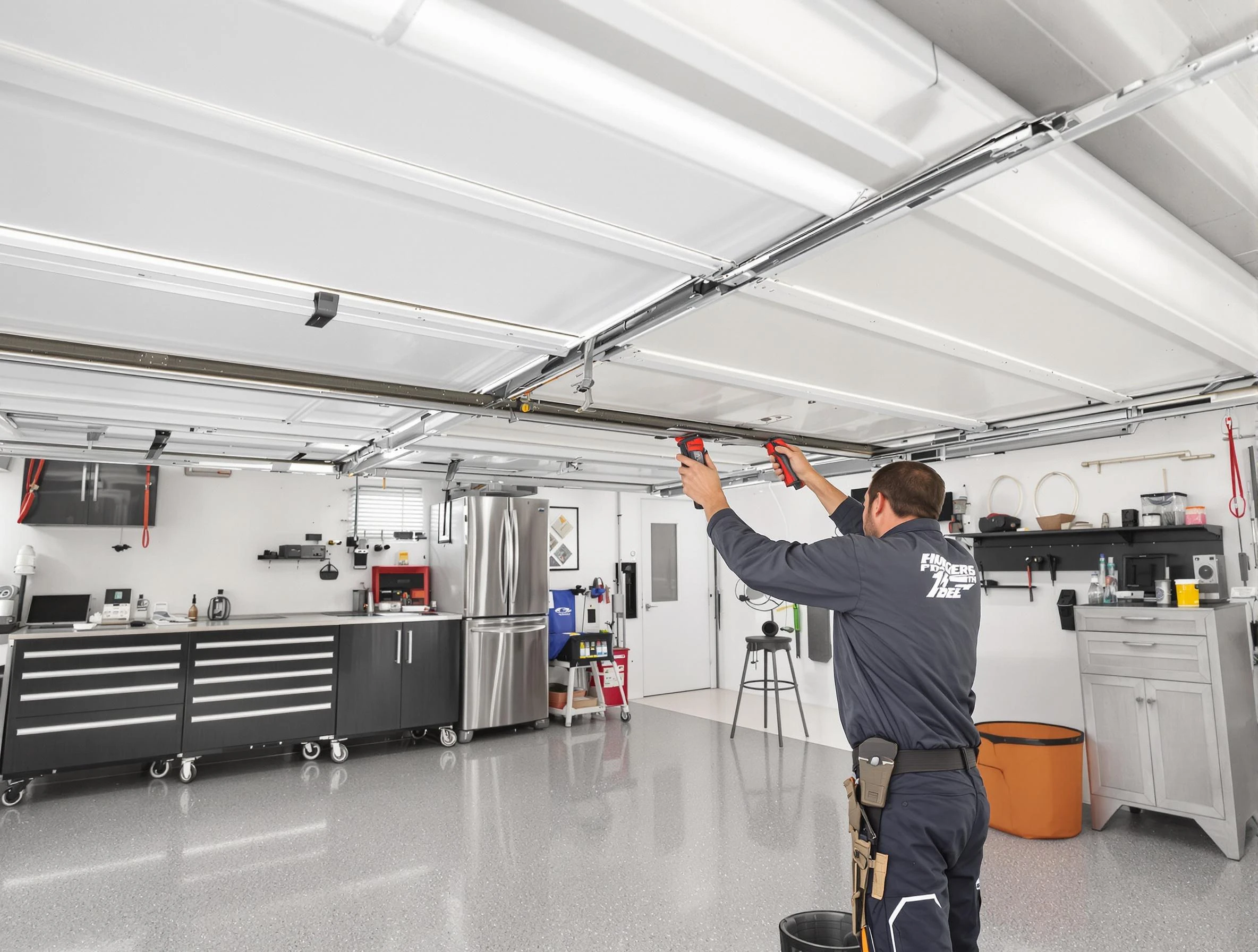 Overhead garage door repair service by Pleasant Grove Garage Door Repair in Pleasant Grove
