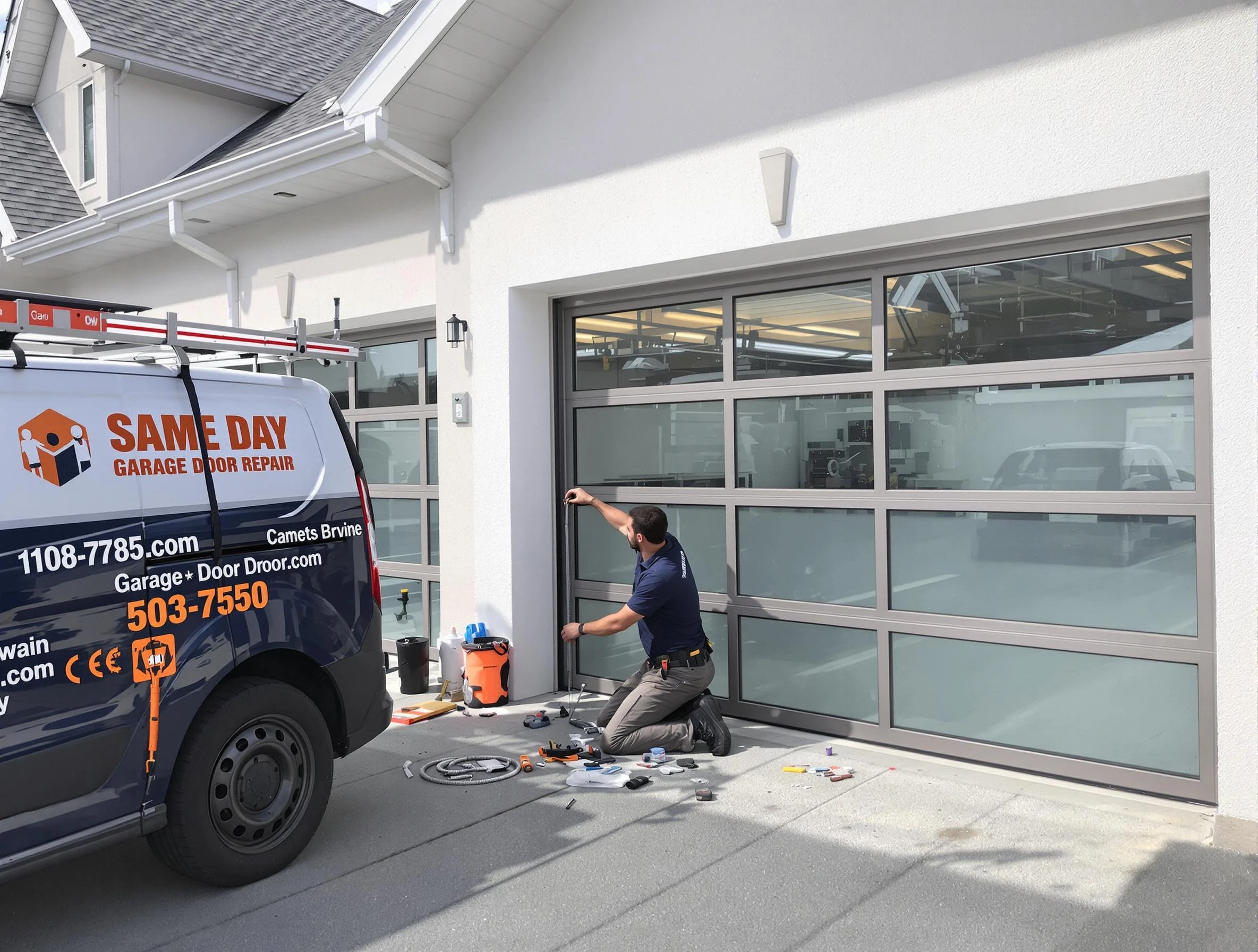 Same-day garage door repair service by Pleasant Grove Garage Door Repair in Pleasant Grove